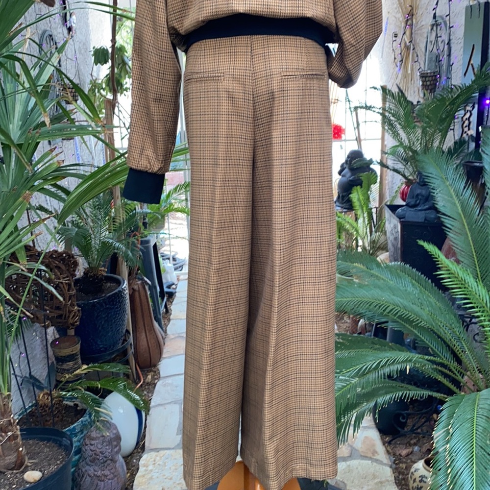 Herringbone Pattern 3 Piece Ankle Length Pants Ou… - image 3